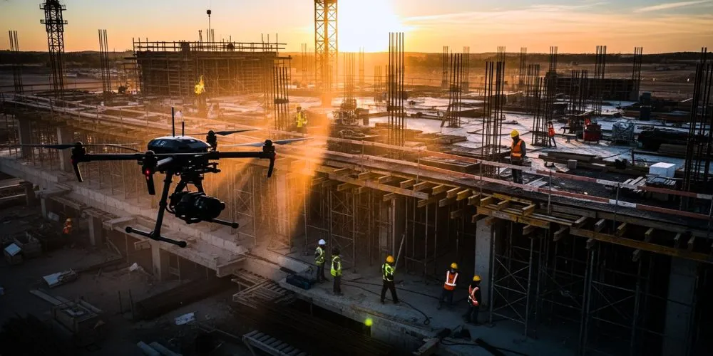 Drones in construction