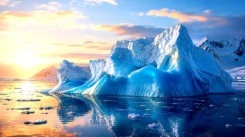 Arctic Ocean icebergs