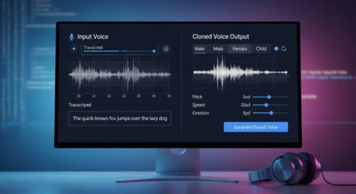 AI voice cloning