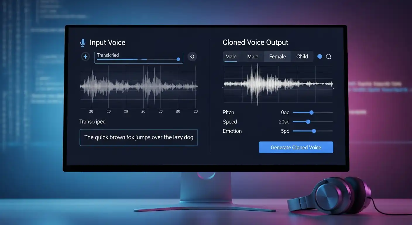 AI voice cloning