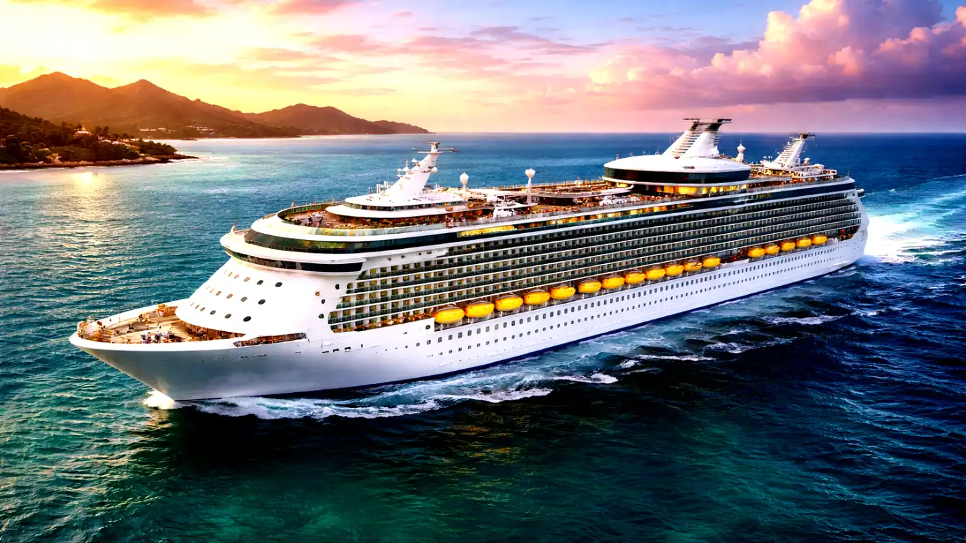 Luxury cruise ship
