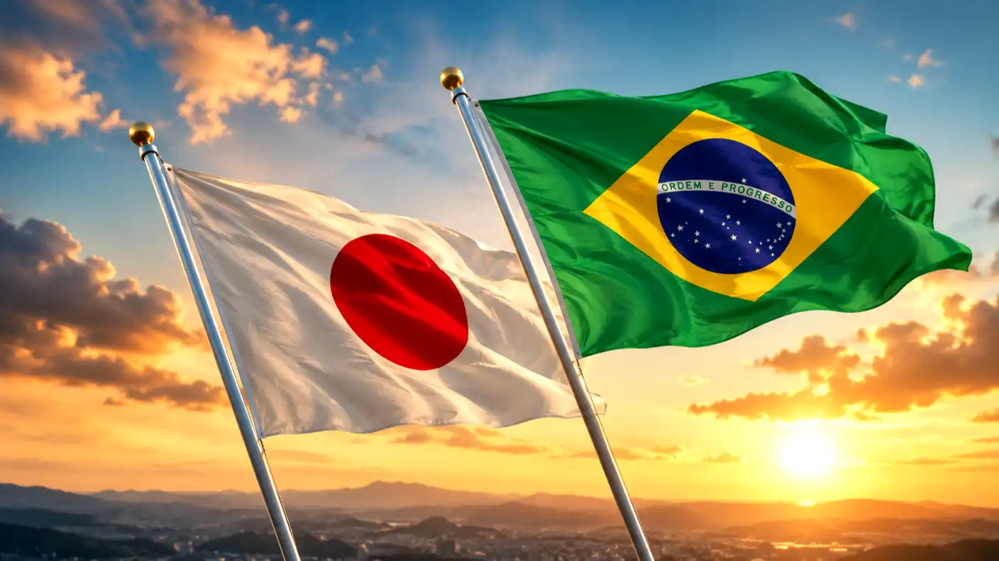 Japan and Brazil