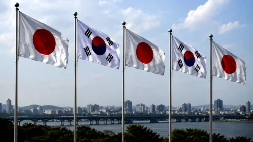 Japan and South Korea