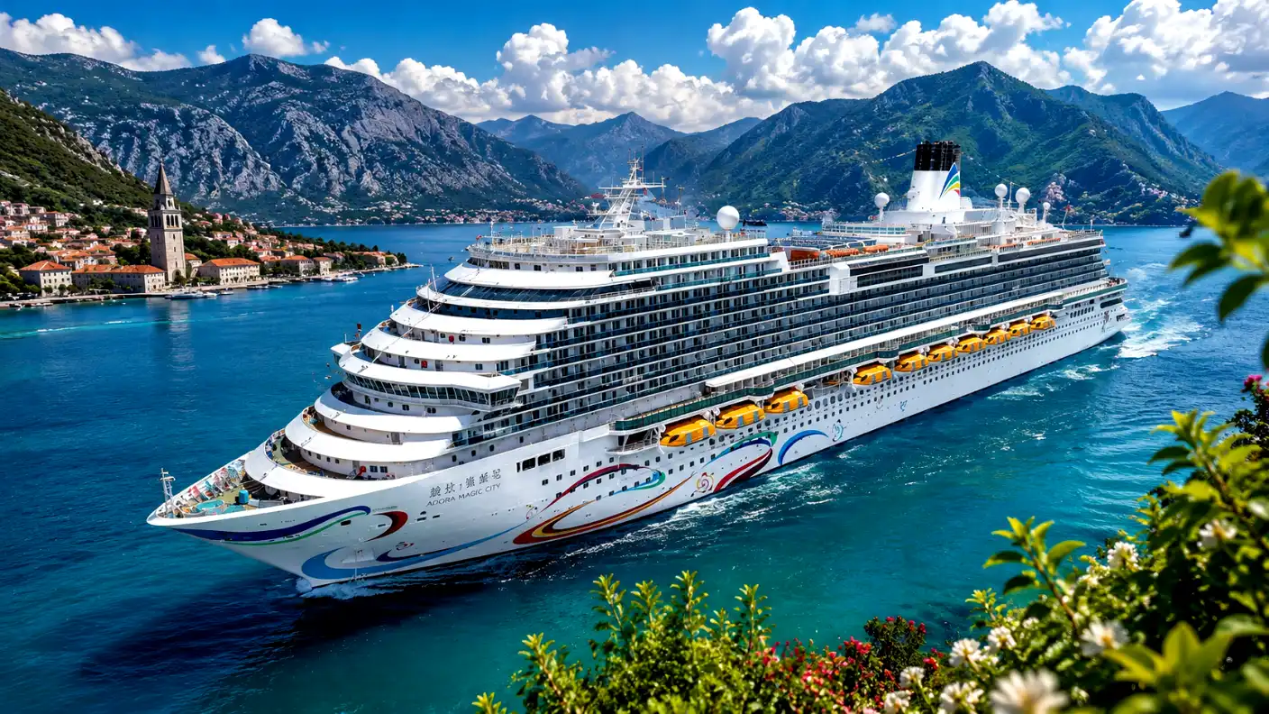 Luxury cruise ship