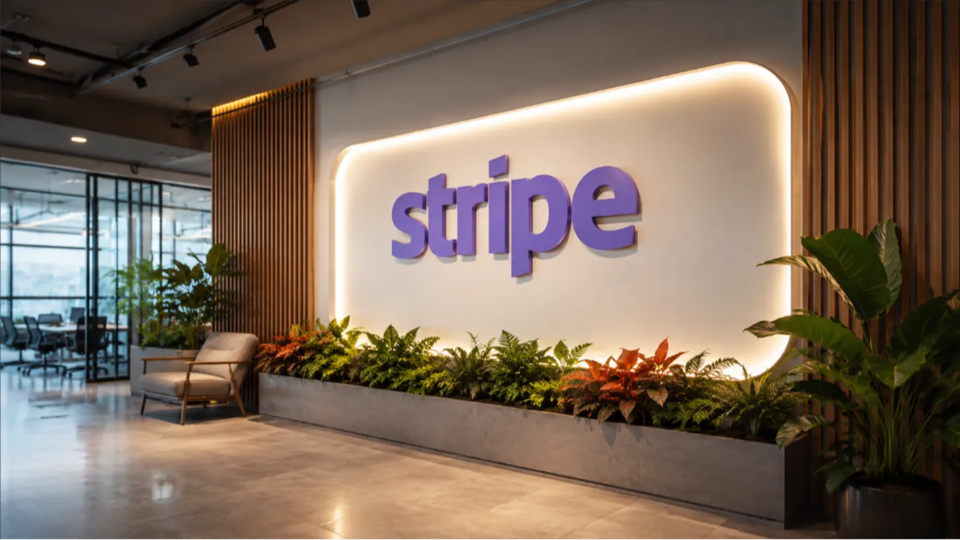 Stripe Office Lobby