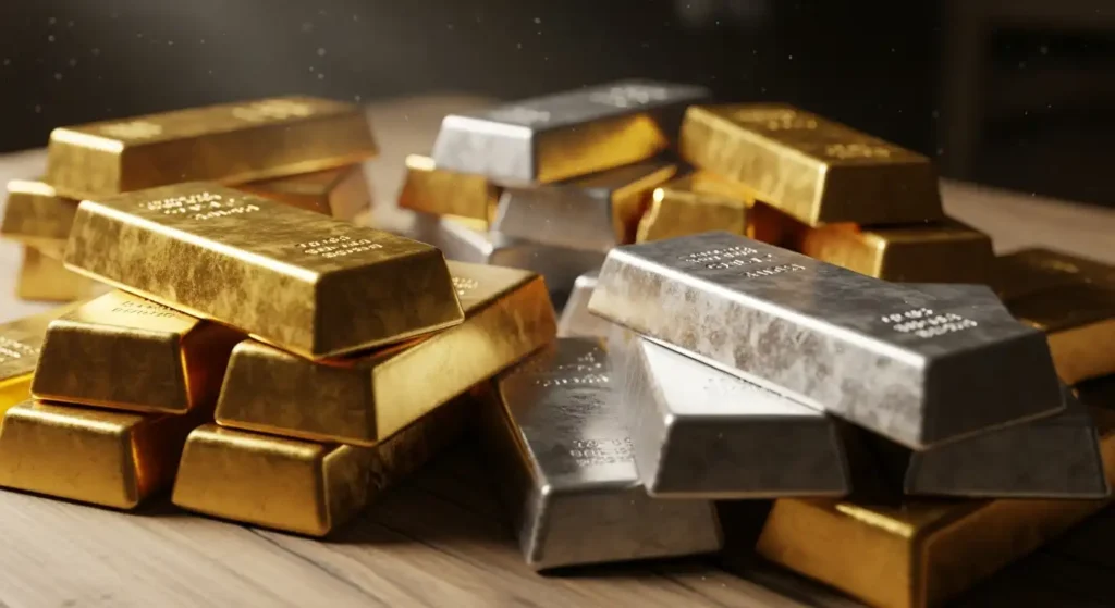 Gold and silver