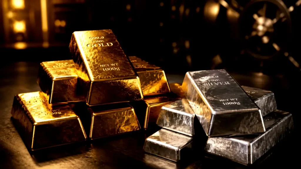 Gold and silver