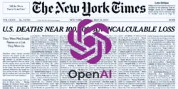 The New York Times Files Copyright Infringement Lawsuit Against OpenAI and Microsoft Over AI Training