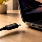 Thunderbolt cable connection