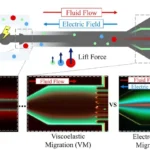 Microfluidic Electro-Viscoelastic Separation