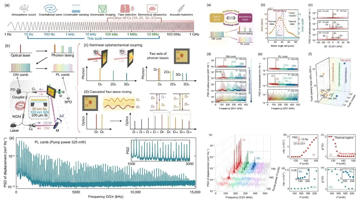 Overview of the PL comb