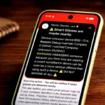 Smart Glasses' Alert